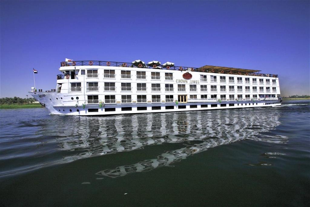 Jaz Crown Jewel Nile cruise ship on the River Nile
