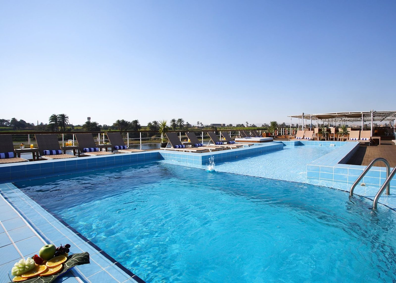 Movenpick Royal Lily luxury Nile cruise sun deck