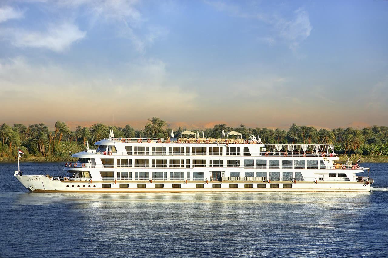 Sanctuary Sun Boat IV Nile cruise ship with balcony decks