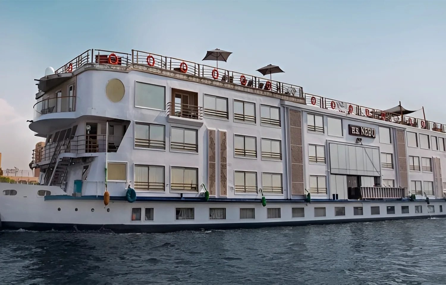 Sonesta Nile Goddess cruise sun deck and swimming pool