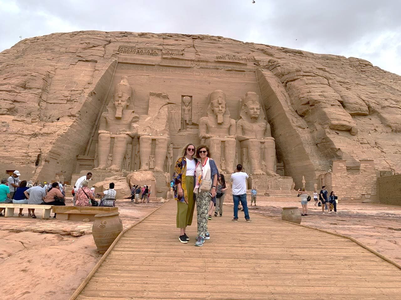 Ramesses II statues at Abu Simbel included in a Nile cruise package